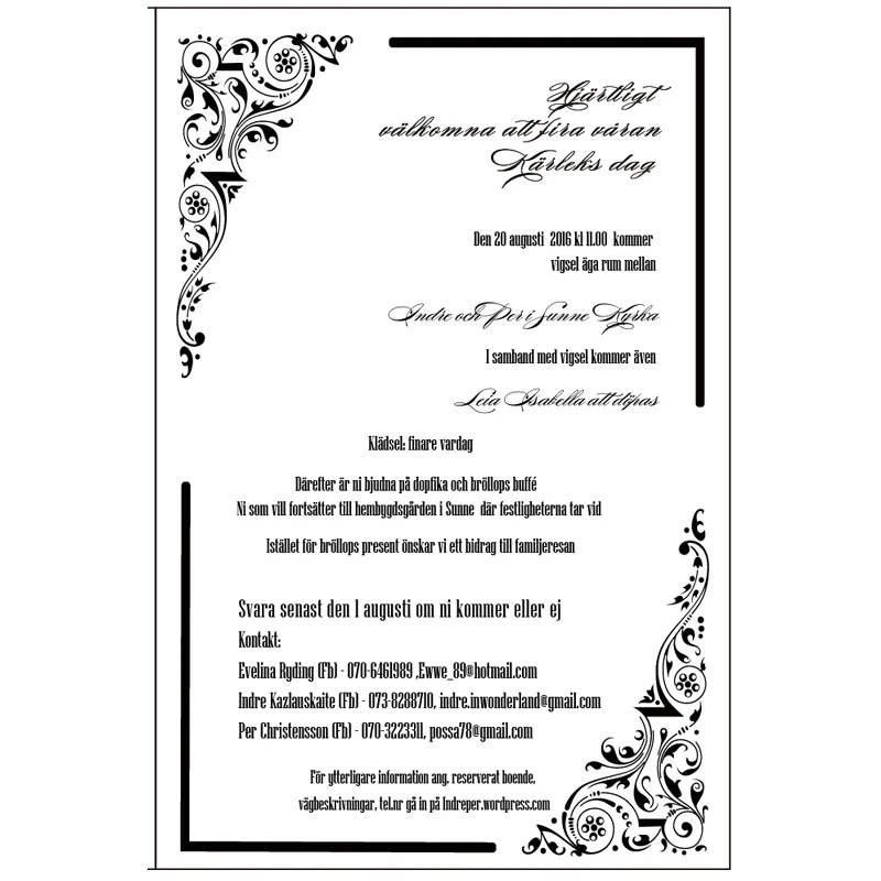 

Design Cost And Printing Cost For Kinds of Invitation Card