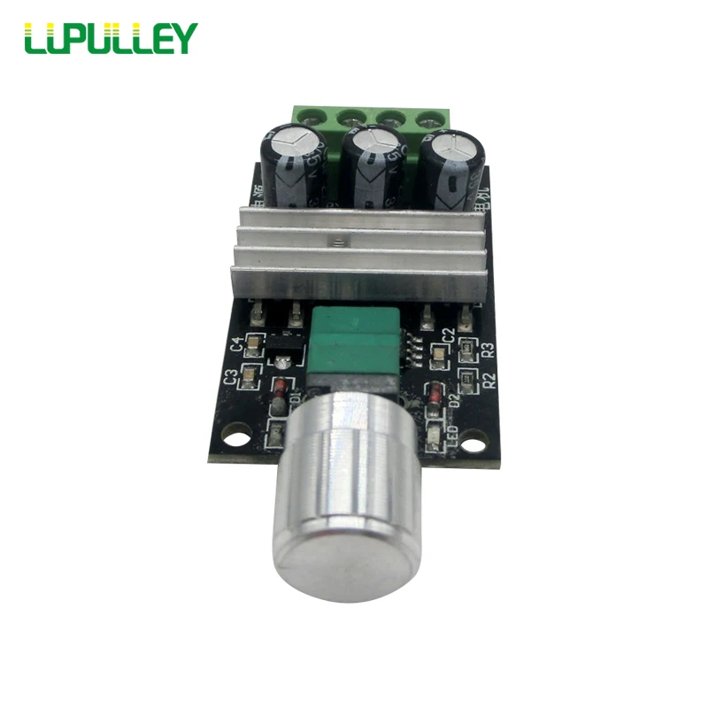 LUPULLEY ШИМ контроллер скорости двигателя постоянного тока/регулятор постоянного тока 6-28 в ток 3А с самосбросом предохранителя реверсивные двигатели вращения