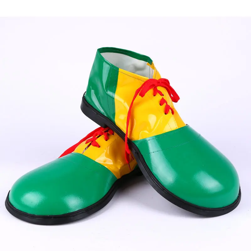 Halloween-Costumes-Adult-Funny-Circus-Clown-Shoes-for-Men-Red-Green (3)