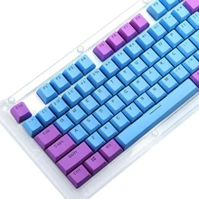 Полупрозрачная двойная съемка PBT 104 KeyCaps с подсветкой для Cherry клавиатура MX Переключатель