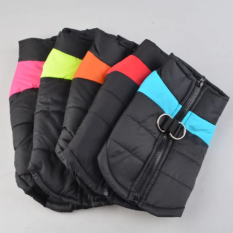 Koop Waterdichte Hond Jas Puppy Vest Jasje Warme Winter Kleding Kat Kleding en Trui Voor Kleine Medium Grote Hond 5 kleuren S 7XL