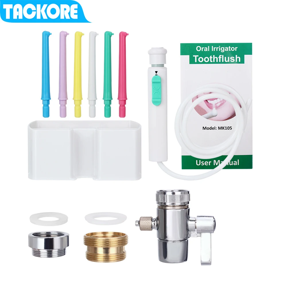 

Tackore Faucet Oral Irrigator Water Jet Tips Faucet Oral Irrigator Water Dental Flosser