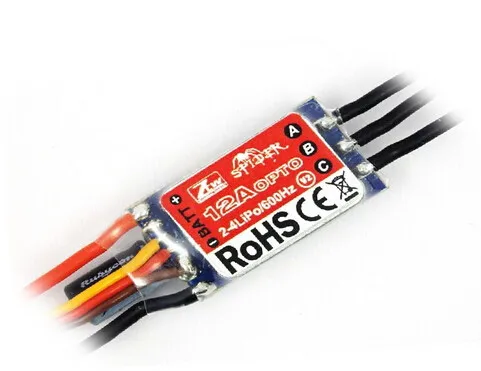 4 шт./лот ZTW Spider Series 3-6S 12A 20A 30A 40A 50A 60A OPTO ESC-SimonK для многороторного самолета