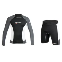 Mares Дайвинг Мужская Рашгард с длинными рукавами Солнцезащитная одежда мужская Подводное Плавание Серфинг Пляж быстросохнущая УФ-защита