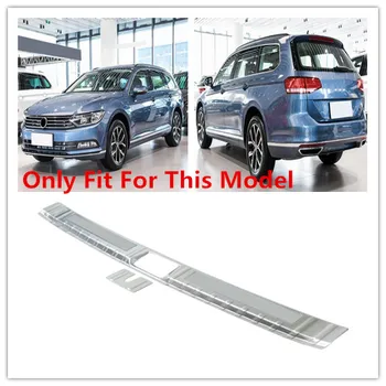 

HIGH FLYING Steel Rear Bumper Guard Sill Plate Protector Cover Molding For Volkswagen Passat B8 5-door Wagon 2017-2018