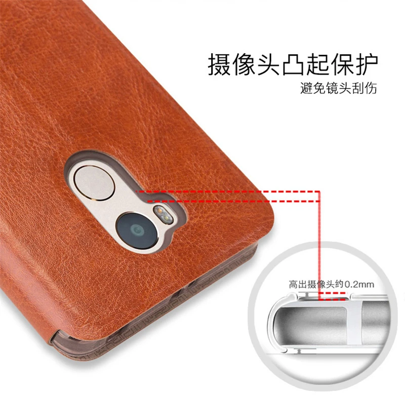 MOFI Flip PU Leather Case for Xiaomi Redmi 4 4 Pro (9)