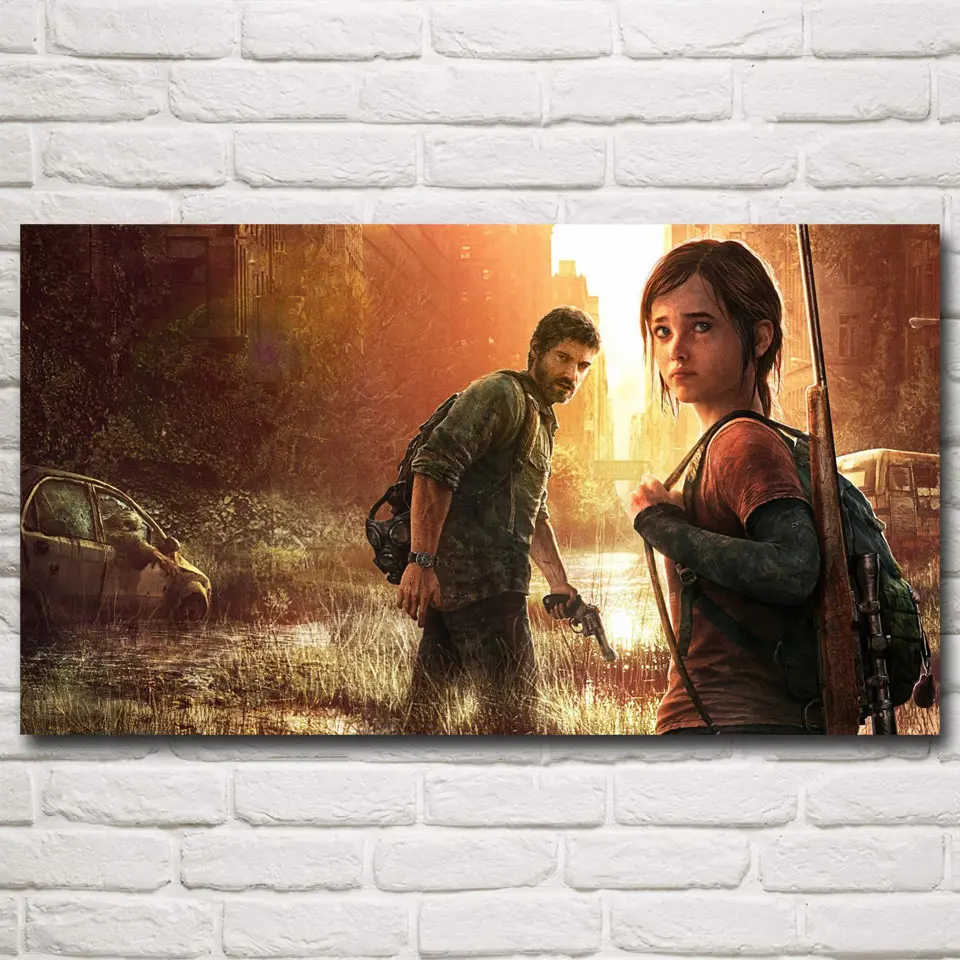 

The Last of Us Zombie Survival Horror Action Game Art Silk Poster Home Decor Painting 11x20 16x29 20x36 Inches Free Shipping