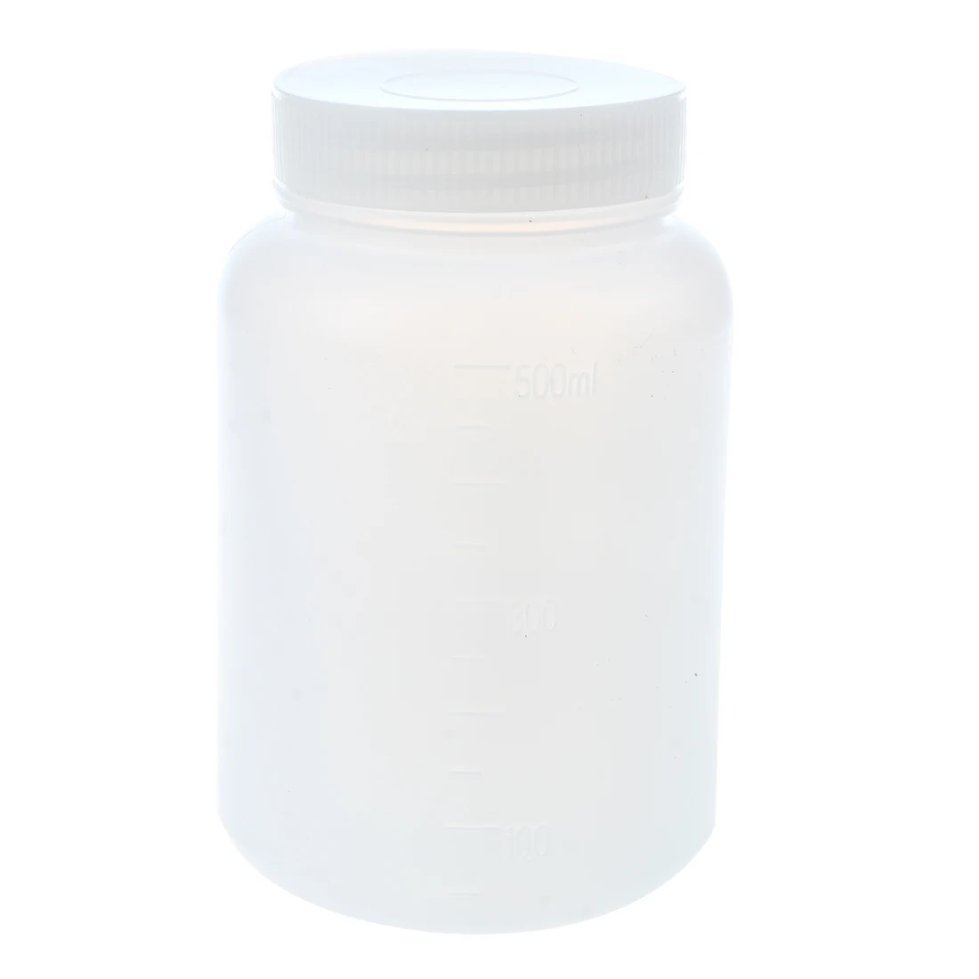 

New Laboratory Chemical Storage Case White Plastic Widemouth Bottle 500mL
