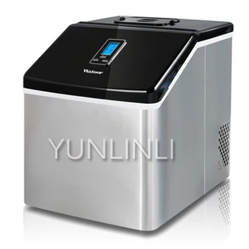 

Commercial/Household Ice Maker Milk Tea Shop/Cafe/Cold Drink Shop Ice Cube Machine Stainless Steel Ice Machine HZB-20FS