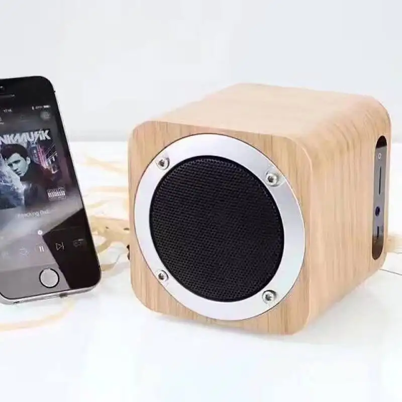 Rero деревянная мини Bluetooth 4 0 Колонка Беспроводная зарядная для смартфона ПК