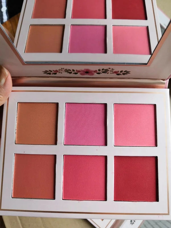 floral bloom blush palette