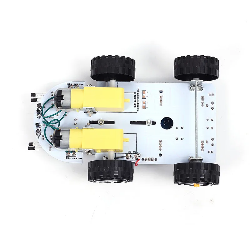Набор для творчества C51 Интеллектуальный автомобильный комплект для отслеживания препятствий Интеллектуальный автомобильный комплект с двумя моторными приводами умный автомобиль робот автомобиль
