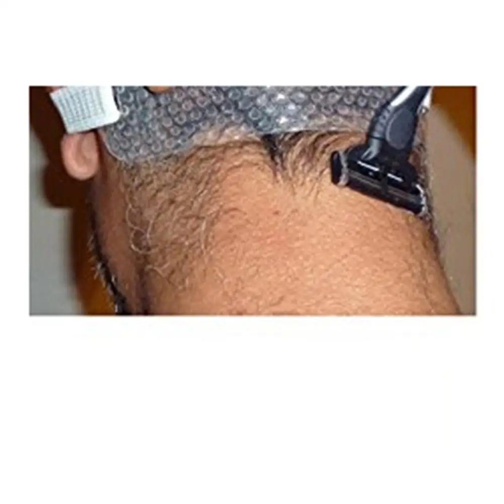 BellyLady Neck Hair Guide - A Template for Shaving and Keeping a Clean and Straight Neck Hairline BellyLady Neck Hair Guide - A Template for Shaving and Keeping a Clean and Straight Neck Hairline