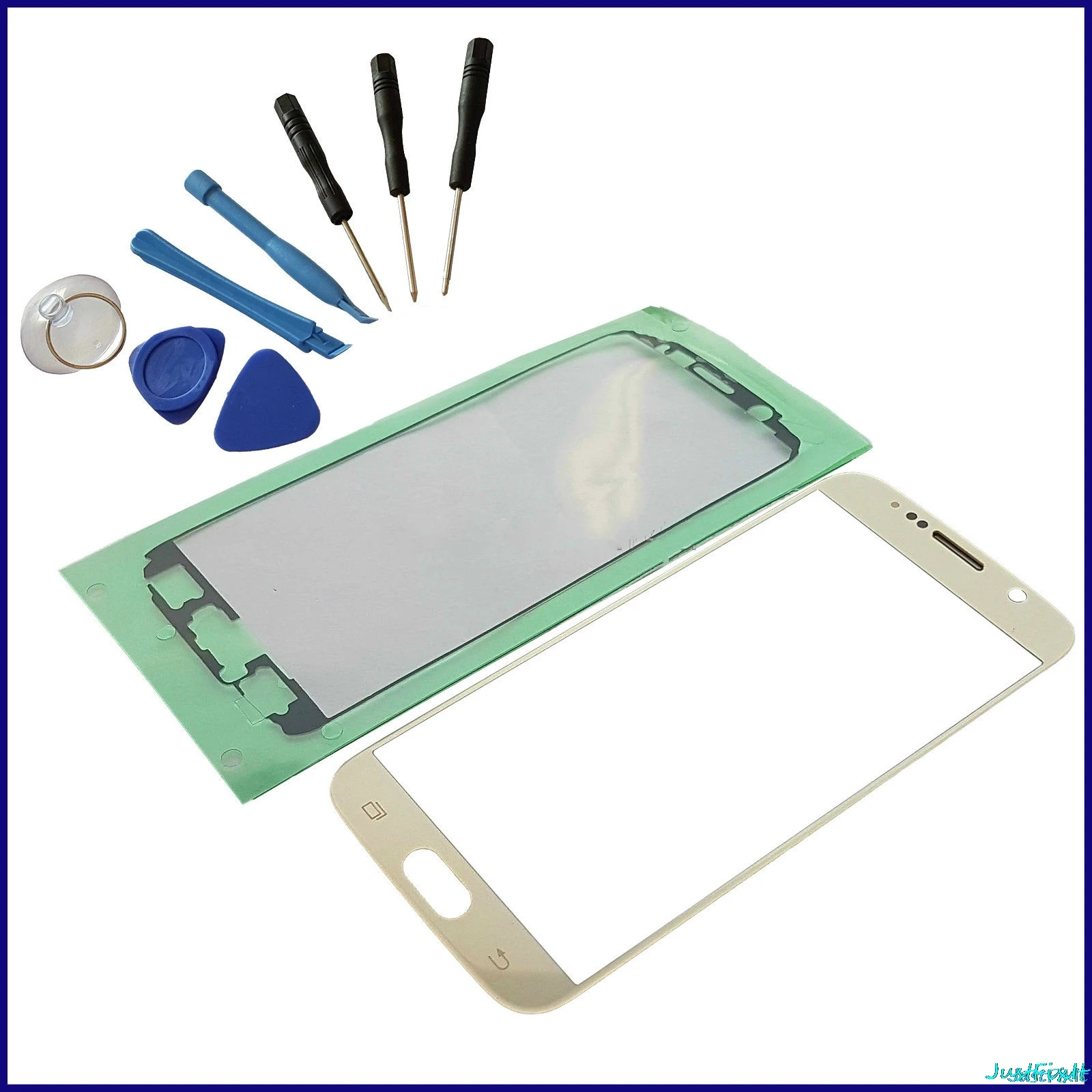 

Front Glass Lens For Samsung S6 G920A G920F G920p LCD display outer touch panel screen glass replacement+ Stickers + Tools