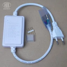 10 шт. 3528 и 5050 RGB Светодиодные ленты Контроллер Разъем Клейкие ленты строка лента Комплект красочные Освещение лампа с кнопкой применить AC110V-220V