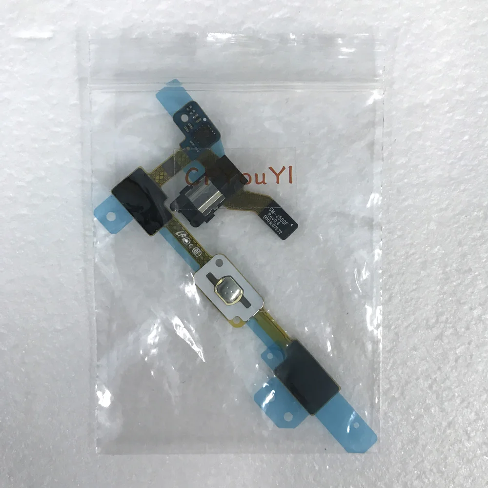 

CFYOUYI Replacement Parts For Samsung Galaxy J5 (2015) J500 Home Button + Sensor + Audio Jack Headphone Flex Cable J500F