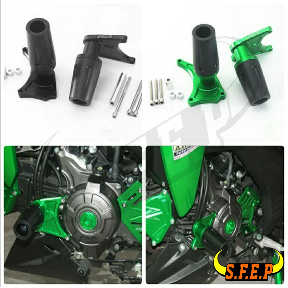 2016 2020 для Kawasaki Z125 Z125Pro CNC Алюминиевые Защитные Слайдеры рамы|crash sliders|frame slidersliders crash