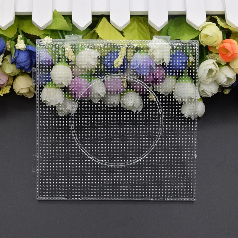 4pcs/set 2.6mm Bead Square Pegboard Hama beads Puzzle 14.5x14.5cm Template for 2.6mm Perler Beads Toys