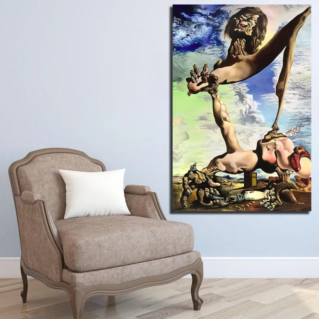 Abstract art salvador_dali glenn_brown_dali-christ Painting For Living Room Home Decor Oil Painting On Canvas Wall Painting 3