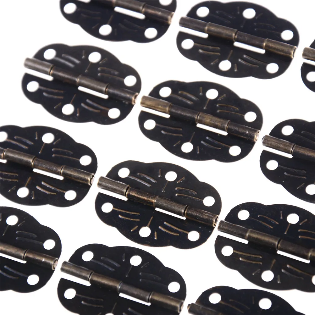 20Pcs Brass Metal Label Pull Frame Handle Antique File Name Card Holder For Furniture Cabinet Drawer Box Case Bin