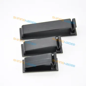 

100PCS white and black color Self-adhesive plastic wire clips Self-adhesive plastic Wire buckle Self-adhesive plastic clamp