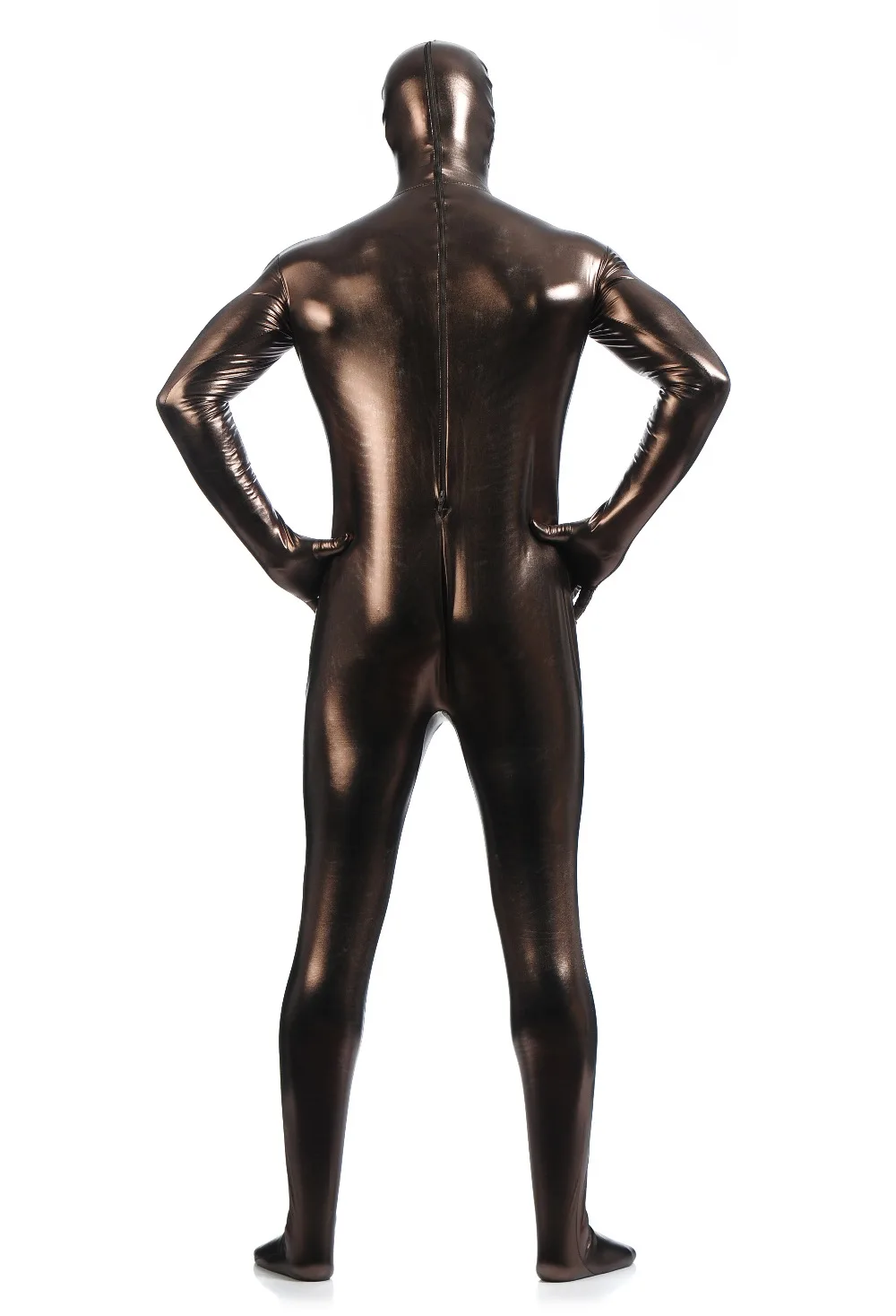 Multi Colors Shiny Fullbody Metallic Men's Tight zentai Bodysuit costume Full Body Shiny Spandex Lycra Spandex Zentai Costume