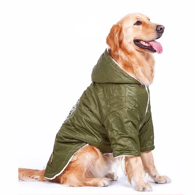 

New Autumn/winter Dog Coat 100% Cotton Leisure Sports Thickening Warm Dog Clothes for Big Dog Pet Supplies Dog Accessories