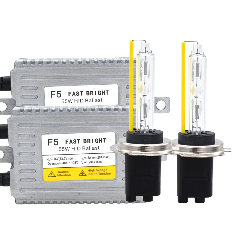 SKYJOYCE 55 Вт 5500K Быстрый Яркий ксеноновый H7 H1 H11 9005 9006 9012 D2H HID комплект DLT F5 старт