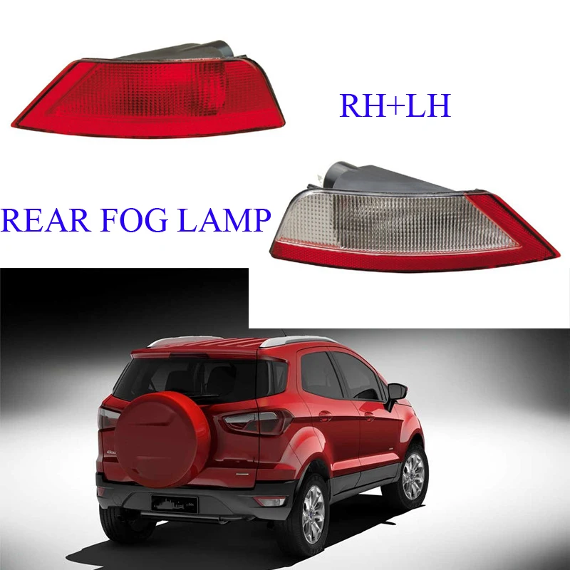 Buy 2Pcs/Pair New Rear fog lamp tail bumper fog Lights