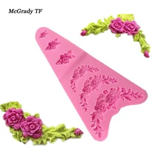 6 видов стилей цветок дизайн кружево классический торт из конфет силиконовые формы торт кружево декоративная паста выпечки инструменты украшения торта инструмент