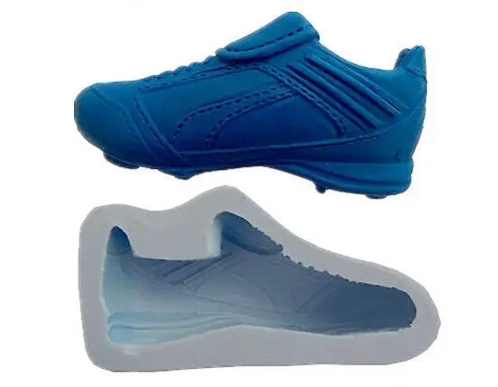 New style Sports shoes hot sale chocolate silicone mold fondant Cake decoration mold soap mold Free shipping