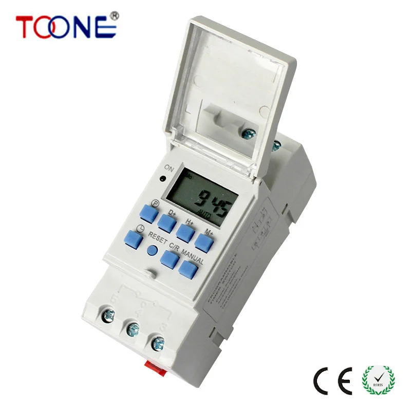 Timer Switch Dc 12v 16a Din Rail Mounted On Dc Hour Meter Wiring
