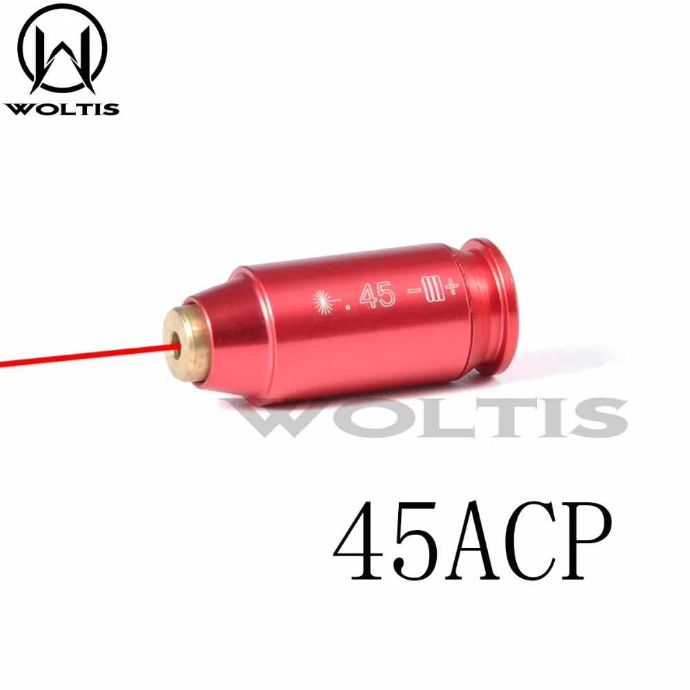 WOLTIS Laser Pointer Laser Sight Cal .45 ACP Laser Cartridge Bore Sight
