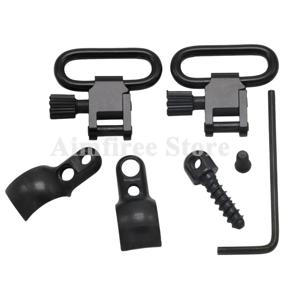 Lever Action Rifle Sling Mount Kit Split Band with 1 QD 115 Sling Swivels for Winchester Marlin Mossberg