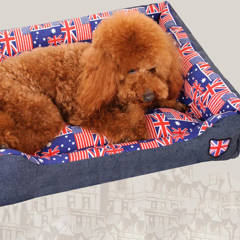 

Square Pet Bed Ultra Soft Washable Cuddler Pet Bed Cushion for Pets Dogs Cats LBShipping