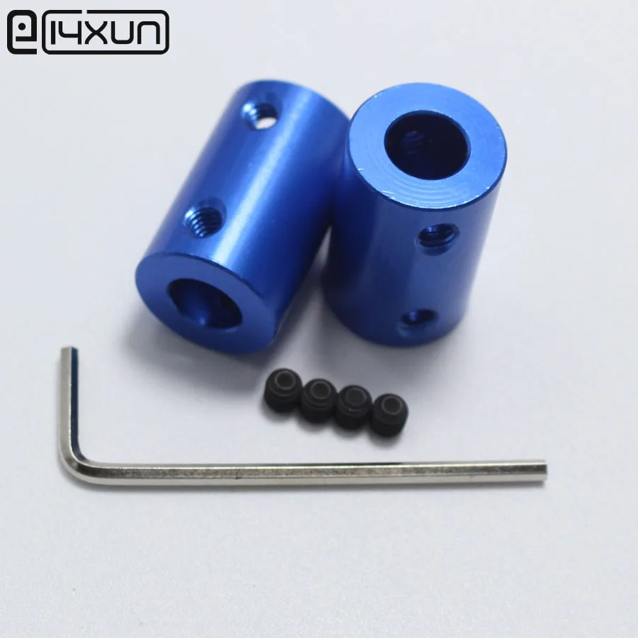 5sets OD14L25 8x10mm Aluminium Alloy Coupling 8mm to 10mm Shaft