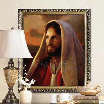 

Jesus Christ Jesus portrait painting decorative painting print in Giclee art household adornment picture wall sticker home decor