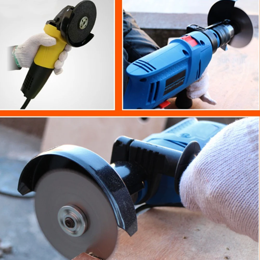 

Black Cutting Machine Base Metal Wheel Guard Safety Protector Cover for Angle Grinder SK982he
