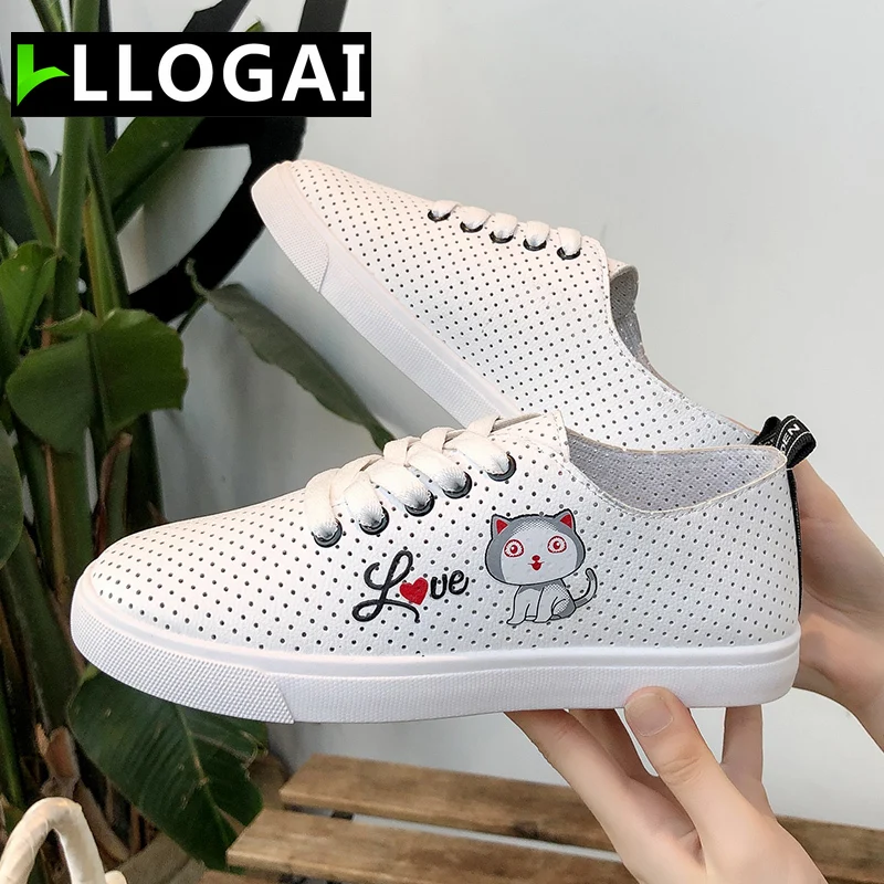 

2019 Round Toe Ladies Loafers Shoes Breathable Mesh Flats Casual Women Shoes Outdoor Slip on Sneakers Women Spring Shoes Woman