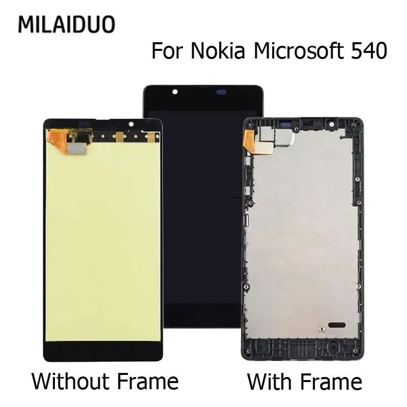 Оригинальный ЖК дисплей для microsoft Nokia Lumia 540 Сенсорный экран дигитайзер полная
