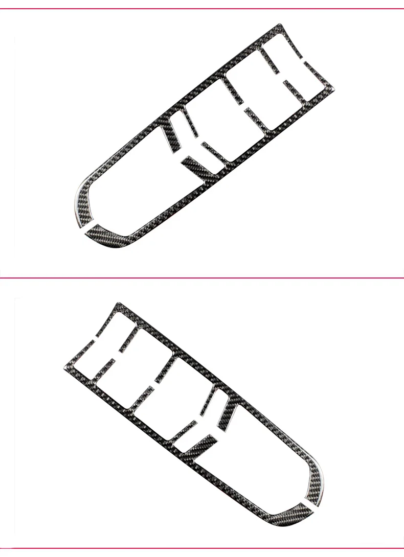 Украшение интерьера автомобиля литье углеродное волокно Центральная Шестерня панель управления Панель наклейка наклейки аксессуары для porsche macan