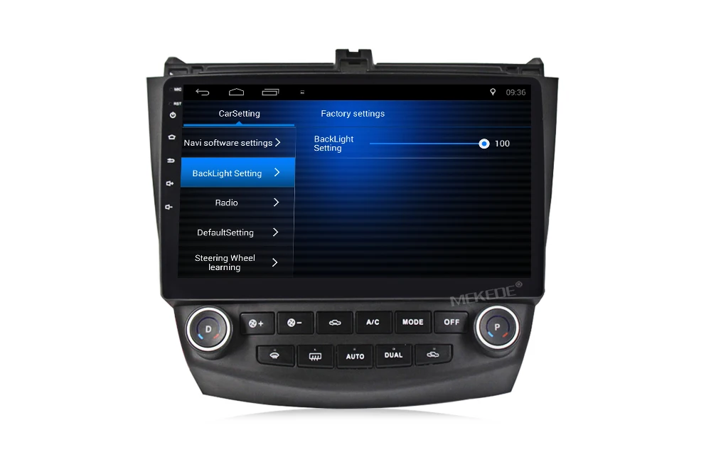 Clearance 2G+32G android 7.1 1024X600 HD Car DVD Player for Honda Accord 7 2003-2007 with GPS Radio  dual / Single Zone Climate Control 11