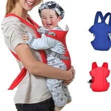 Обернётый Кенгуру Рюкзак младенца Райдер слинга комфорта Обертывание малолетними детьми Портативный рюкзак Передний карман для 2- 18 месяцев