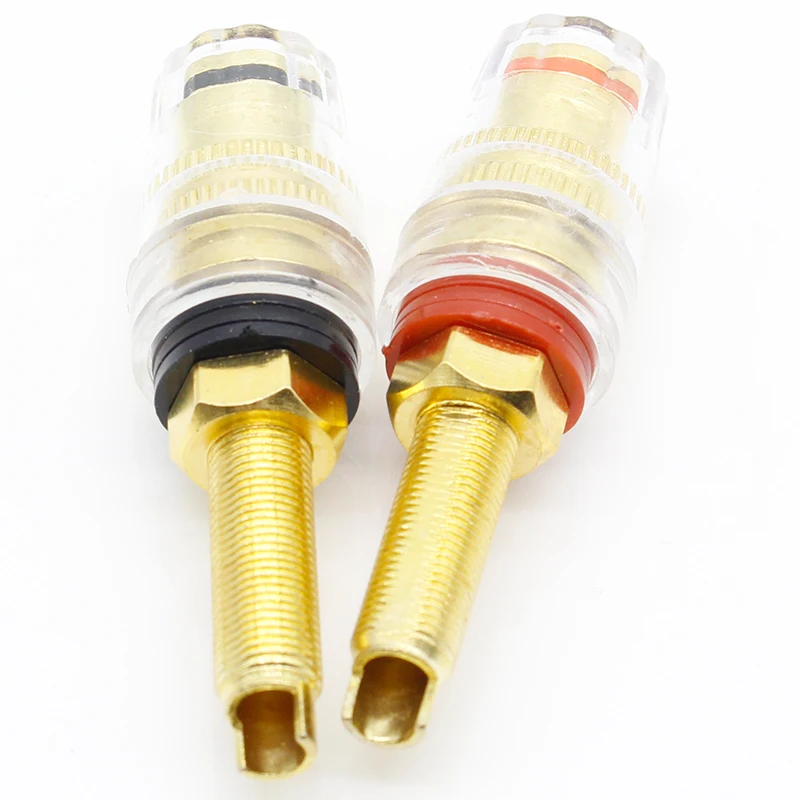 rosca audio alto falante amplificador 4mm banana plug 04