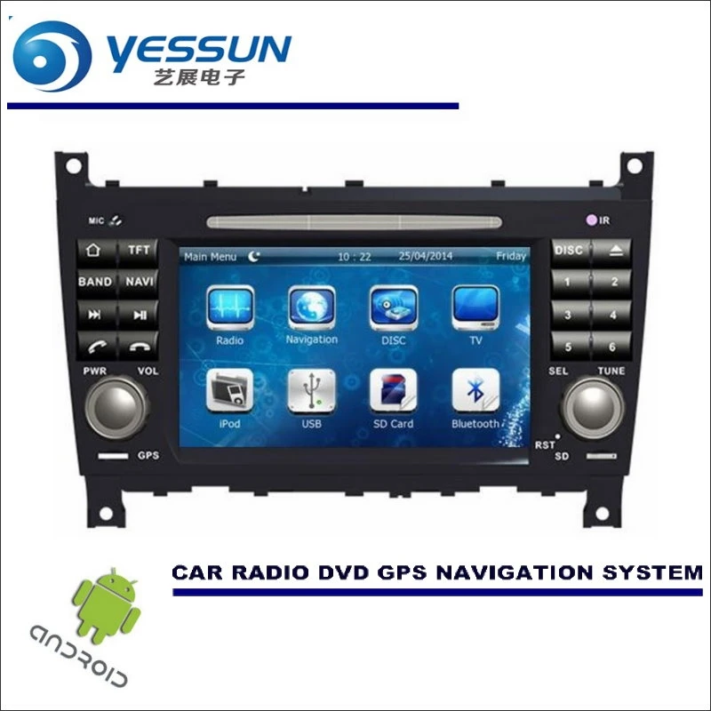 Sale YESSUN Car Multimedia Android Navigation For Mercedes Benz C-Class W203 2004~2007 CD DVD GPS Player Navi Radio Stereo HD Screen 3 Sale YESSUN Car Multimedia Android Navigation For Mercedes Benz C-Class W203 2004~2007 CD DVD GPS Player Navi Radio Stereo HD Screen 3