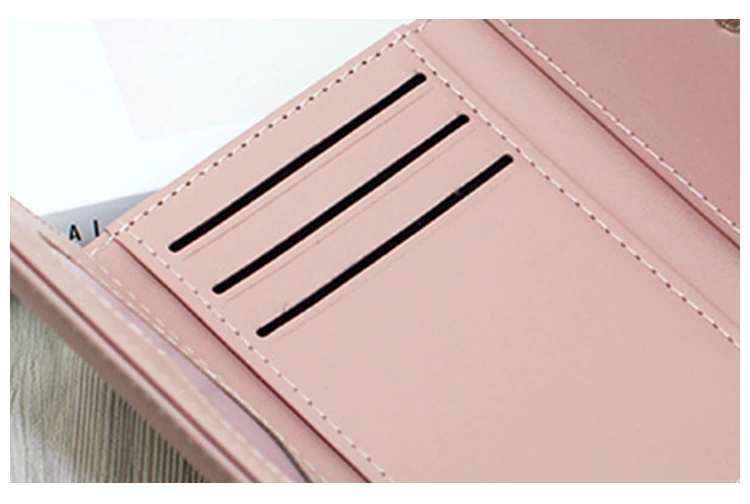 Женский мини-кошелек с мультяшным котом, студенческий мини-кошелек на застежке, кошелек в Корейском стиле с металлическим зажимом, держатель для кредитных карт, Шикарный кошелек