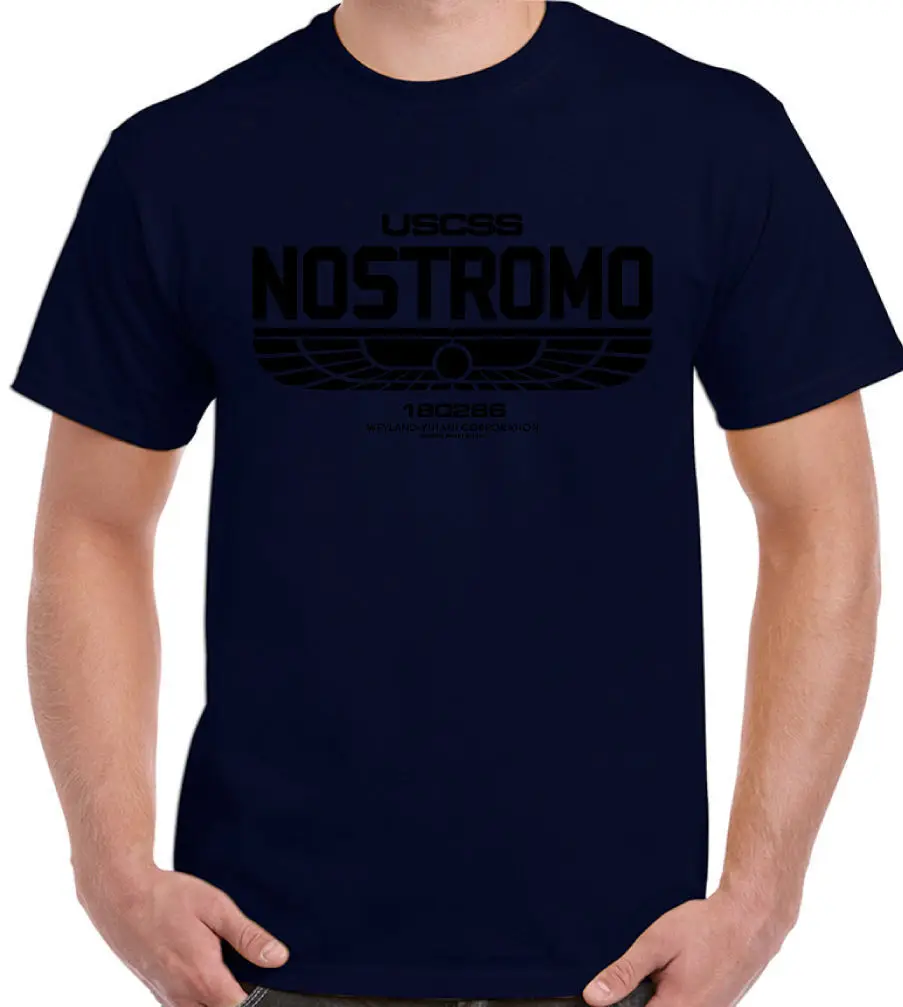 Nostromo 180286-мужская футболка чужой фильм USCSS Weyland-Yutani Sci-fi