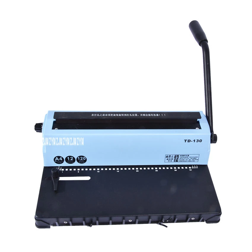 A4 Wire Binding Machine TD-130 Small Big capacity Easy Operation