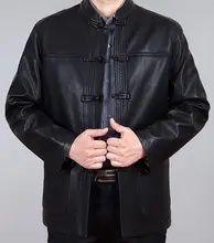 2016 Sale Half Casual Leather Jacket Men New Leather Men’s high quality Jacket Europe Self-cultivation Leisure With Large Code