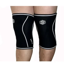 1 пара 5 мм неопреновый эластичный наколенник для тяжелой атлетики эластичный рукав наколенник поддержка защита
